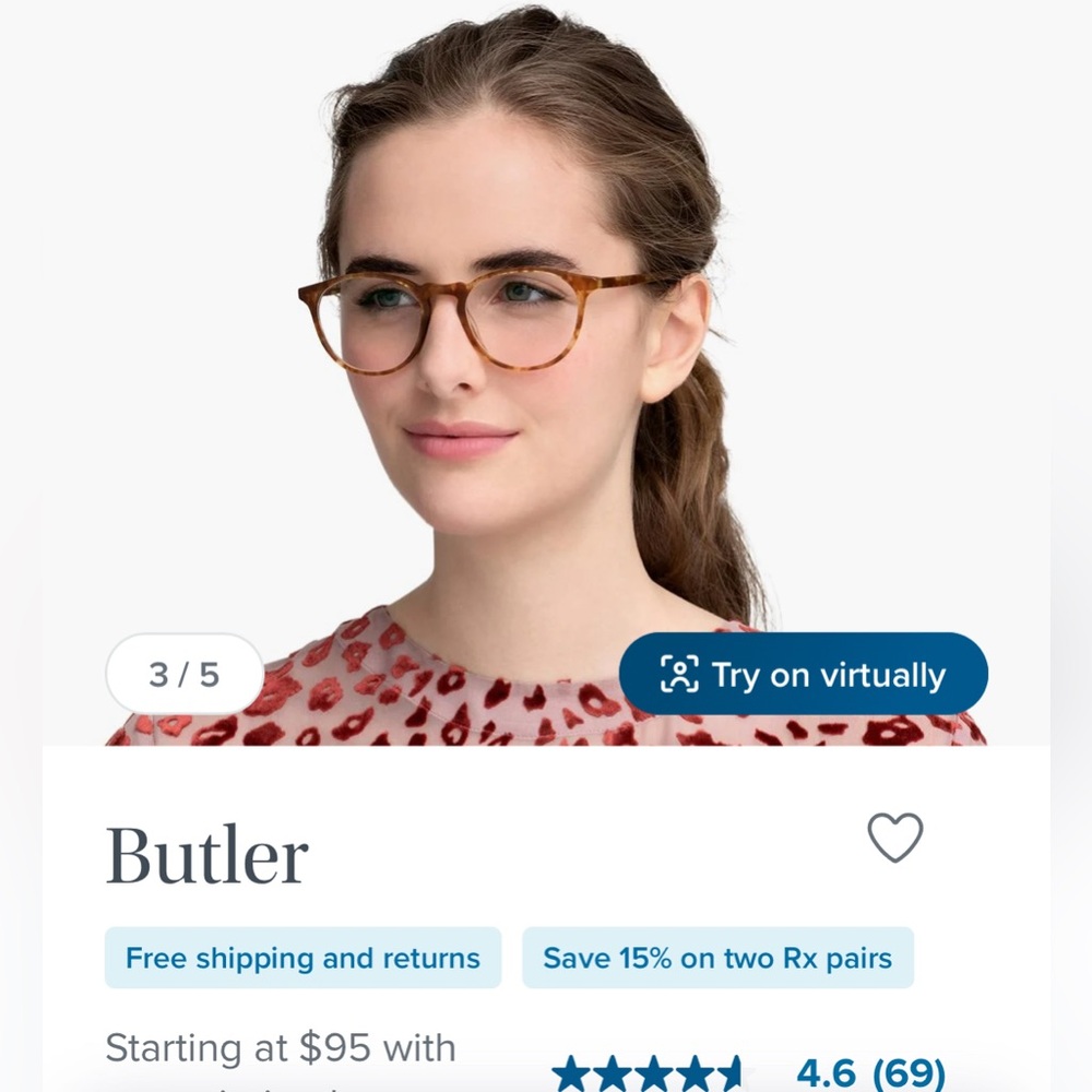 Warby Parker Butler Glasses